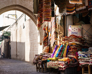 Morroccan Rug Store in Marrakesh 