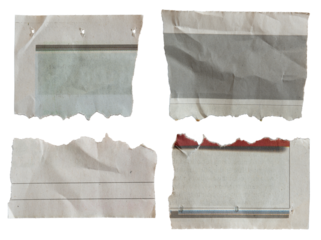 Torn Newspaper paper for using as text background