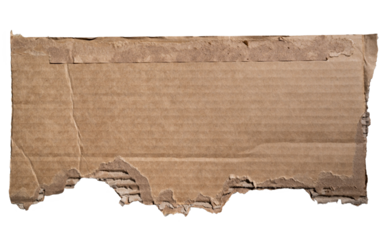 Old cardboard paper for using as a text box