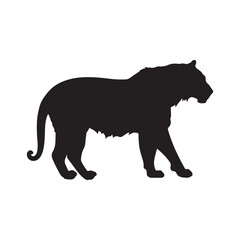 tiger silhouette vector
