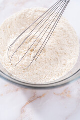 Apple sharlotka muffin