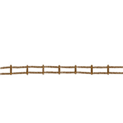 Obraz premium wooden fence isolated