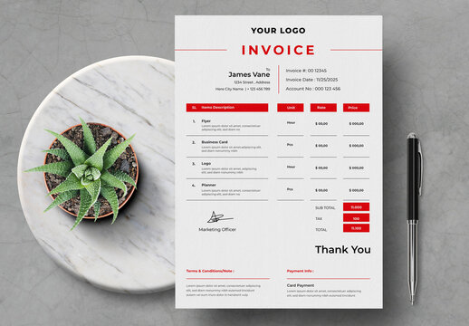 Red Invoice
