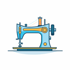 Vector of a sewing machine icon on a white background