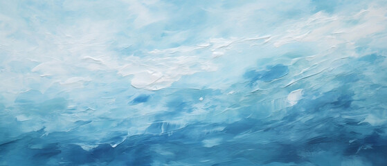 Fototapeta na wymiar Paint Texture, Blue Sky Banner