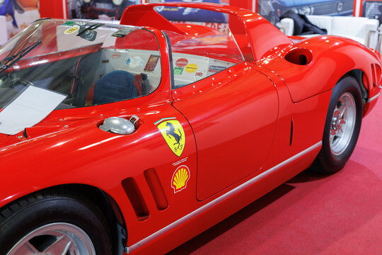 Parma, Italy - 5 march 2023: Historic Ferrari Replica 275 P, Classic Car