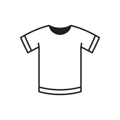 Shirt vector icon. T-Shirt icon. Shirt flat sign design. Shirt symbol pictogram. UX UI icon