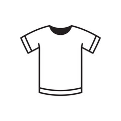 Shirt vector icon. T-Shirt icon. Shirt flat sign design. Shirt symbol pictogram. UX UI icon