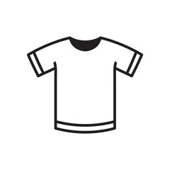 Shirt vector icon. T-Shirt icon. Shirt flat sign design. Shirt symbol pictogram. UX UI icon