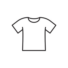 Naklejka premium Shirt vector icon. T-Shirt icon. Shirt flat sign design. Shirt symbol pictogram. UX UI icon
