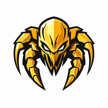 Esport vector logo scorpion, scorpion icon, scorpion head, vector, sticker