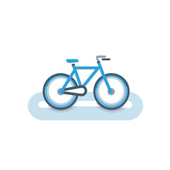 Fototapeta premium Vector of a flat style bicycle icon