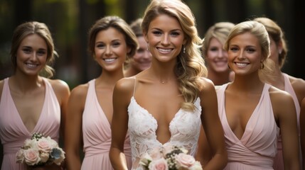 Obraz premium wedding photography with the bride