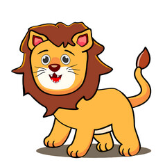 cartoon lion cartoon