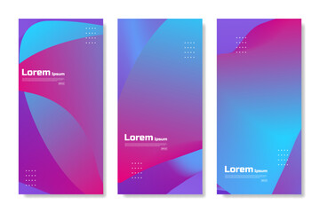 Modern color business presentation background template