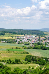 Obraz premium Biebertal landscapes in Germany