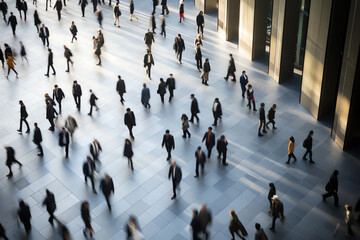 crowd concept, AI generated