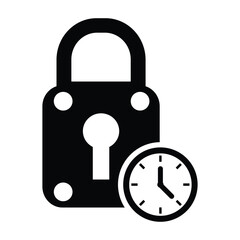 Timer Lock Icon