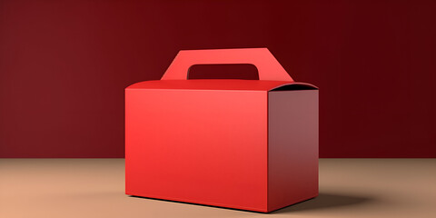 Realistic Blank Red Paper Folding Box Mock-up for Retail Vector Illustration
Retail Packaging Template: Empty Red Paper Folding Box Mock-up
Vector Illustration: Realistic Empty Red Paper Box Mock-up f