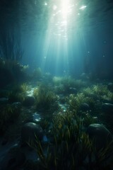 Sea at night