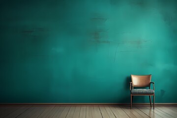 chair on a wall mock-up