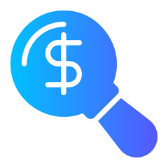 paid search gradient icon