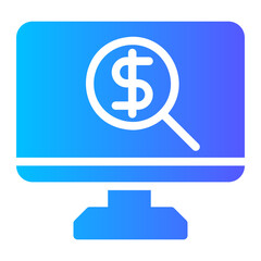 paid search gradient icon