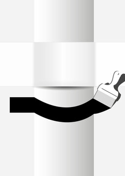 Vorlage  Hohlkehle schwarzer Strich