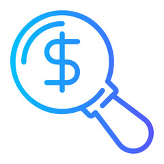 paid search gradient icon