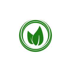 leaf icon design template