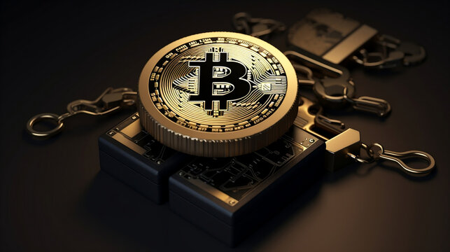 Crypto hardware wallet for bitcoin storage, Generative Ai