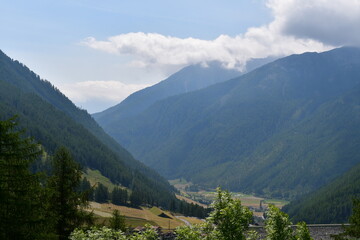 Schöne Landschaft im Schnalstal in Südtirol 