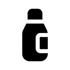 wine bottle glyph icon