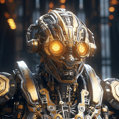 Fototapeta premium Cyber Warrior