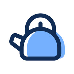 teapot filled line icon