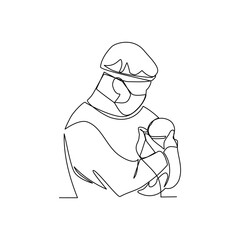 Father vector illustration