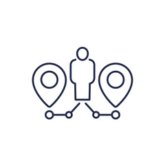 two ways, choose a path line icon