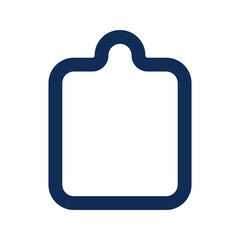 cutting board outline color icon