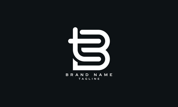 TBB, TB, BT, Abstract initial monogram letter alphabet logo design