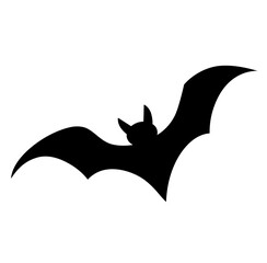 Cute bat halloween silhouette