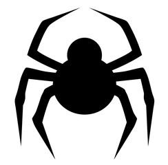 Halloween spider silhouette 