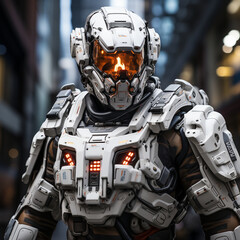 Fototapeta premium Cyber Warrior