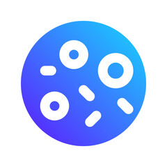 pizza gradient fill icon