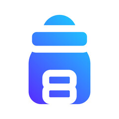 tip jar gradient fill icon