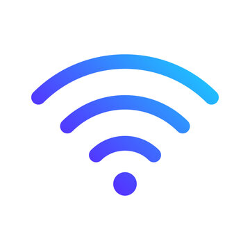 wifi gradient fill icon