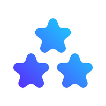 review gradient fill icon