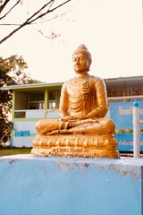 Buddha statue at Nongtakrong school Buriram province.