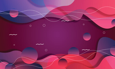 Gradient fluid elements background.