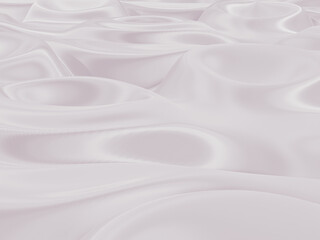 Naklejka premium white satin soft fabric abstract texture background
