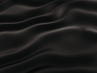 Black satin silk, elegant fabric for backgrounds